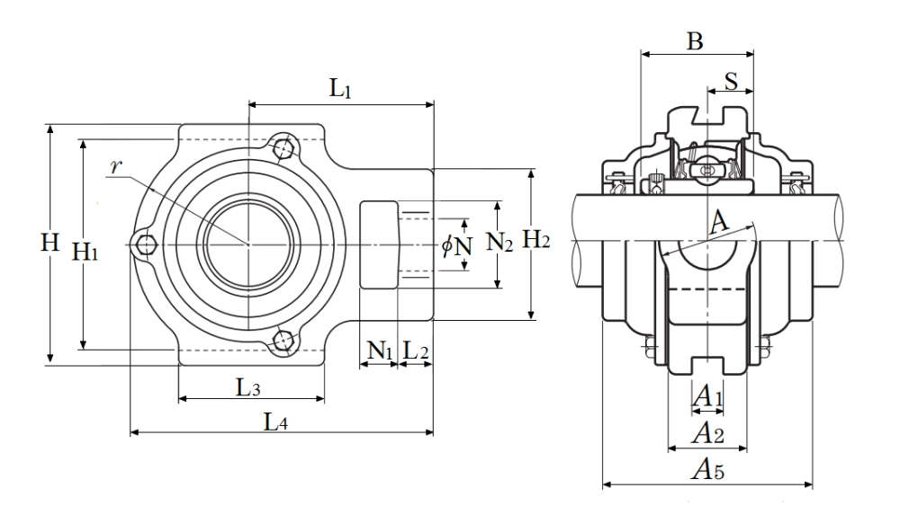 Gối đỡ NTN C-UCT211