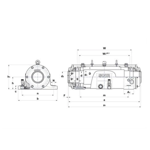 Gối đỡ NTN ZLOE 219/1 A