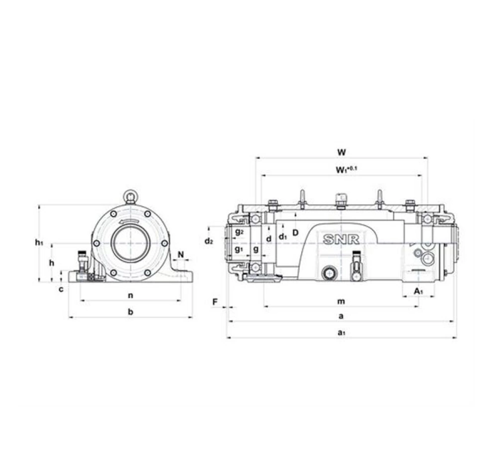 Gối đỡ NTN ZLOE 219/1 A